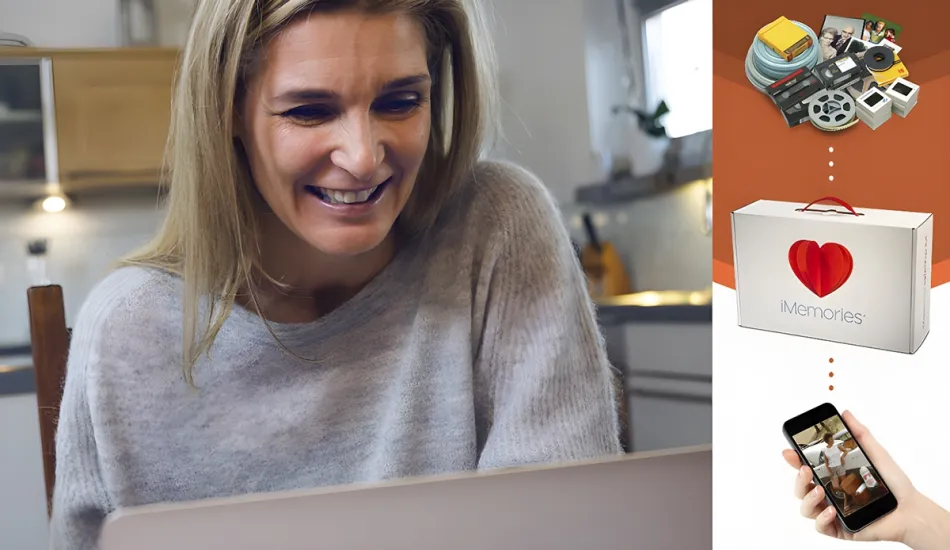 iMemories SafeShip kit with tapes and photos